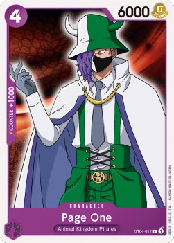 Page One (ST04-012) (V.1)⁣ - Starter Deck: Animal Kingdom Pirates⁣ (Common)⁣ [012]