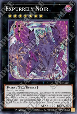 Expurrely Noir (V.1 - Super Rare) - Amazing Defenders (Super Rare) [AMDE-018]