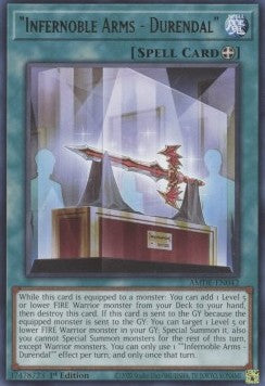 "Infernoble Arms - Durendal" - Amazing Defenders (Rare) [AMDE-042]