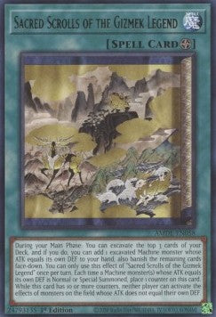 Sacred Scrolls of the Gizmek Legend - Amazing Defenders (Rare) [AMDE-058]