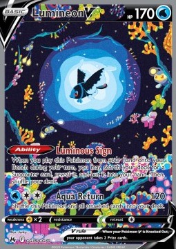 Lumineon V⁣ - Crown Zenith⁣ (Ultra Rare)⁣ [GG39]
