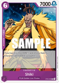 Shiki (ST05-008)⁣ - Starter Deck: ONE PIECE FILM edition⁣ (Common)⁣ [008]
