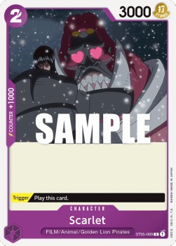 Scarlet (ST05-009)⁣ - Starter Deck: ONE PIECE FILM edition⁣ (Common)⁣ [009]