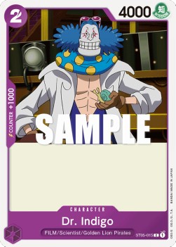 Dr. Indigo (ST05-015)⁣ - Starter Deck: ONE PIECE FILM edition⁣ (Common)⁣ [015]