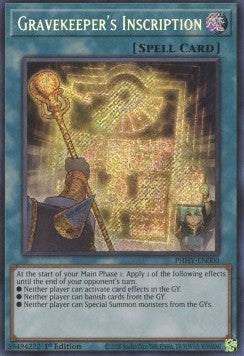 Gravekeeper's Inscription⁣ - Photon Hypernova⁣ (Secret Rare)⁣ [000]
