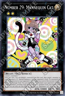 Number 29: Mannequin Cat⁣ - OTS Tournament Pack 21⁣ (Super Rare)⁣ [009]