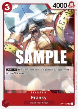 Franky (OP01-021) (V.1) - Unnumbered Promos (Uncommon) [UP-021]