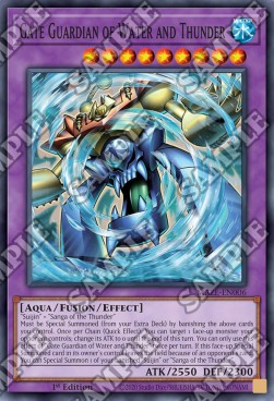 Gate Guardian of Water and Thunder - Maze of Memories (Super Rare) [MAZE-006]