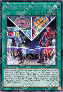 On Your Mark, Get Set, DUEL! (V.1 - Super Rare) - Maze of Memories (Super Rare) [MAZE-016]