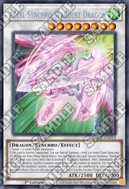 Accel Synchro Stardust Dragon (V.1 - Ultra Rare)⁣ - Maze of Memories⁣ (Ultra Rare)⁣ [019]
