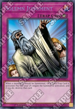 Solemn Judgment (V.1 - Super Rare)