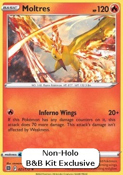 Moltres⁣ - Brilliant Stars⁣ (Holo Rare)⁣ [021]