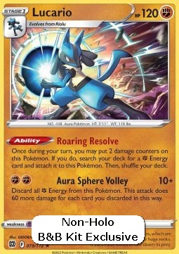 Lucario⁣ - Brilliant Stars⁣ (Holo Rare)⁣ [079]