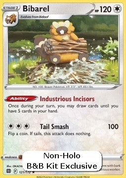Bibarel⁣ - Brilliant Stars⁣ (Holo Rare)⁣ [121]