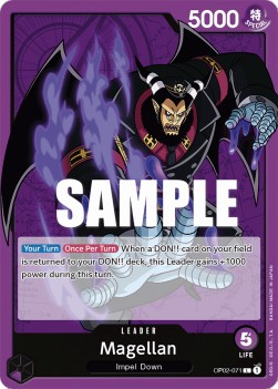 Magellan (OP02-071) (V.1)⁣ - Paramount War⁣ (Leader)⁣ [071]