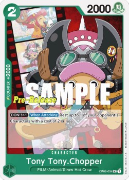 Tony Tony.Chopper (OP02-034)⁣ - Promos: Paramount War⁣ (Uncommon)⁣ [034]