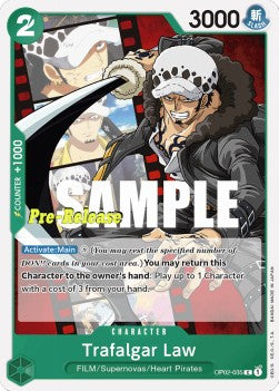 Trafalgar Law (OP02-035)⁣ - Promos: Paramount War⁣ (Common)⁣ [035]