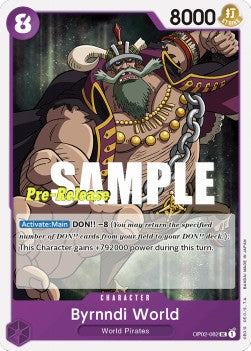 Byrnndi World (OP02-082)⁣ - Promos: Paramount War⁣ (Uncommon)⁣ [082]