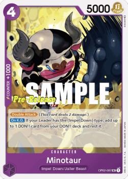 Minotaur (OP02-087)⁣ - Promos: Paramount War⁣ (Uncommon)⁣ [087]