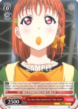 "Now Then, Where Shall we Go?" Chika Takami - Love Live! Sunshine!! (Trial Deck) (Trial Deck) [LSS/W53-10]
