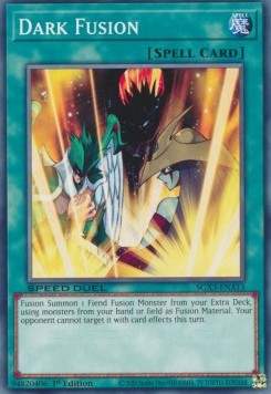 Dark Fusion (V.1 - Common)⁣ - Speed Duel GX: Duelists of Shadows⁣ (Common)⁣ [A13]