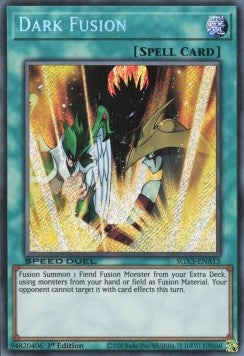 Dark Fusion (V.2 - Secret Rare)⁣ - Speed Duel GX: Duelists of Shadows⁣ (Secret Rare)⁣ [A13]