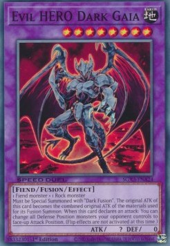 Evil HERO Dark Gaia⁣ - Speed Duel GX: Duelists of Shadows⁣ (Common)⁣ [A24]