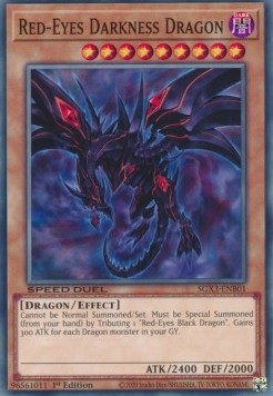 Red-Eyes Darkness Dragon (V.1 - Common)⁣ - Speed Duel GX: Duelists of Shadows⁣ (Common)⁣ [B01]