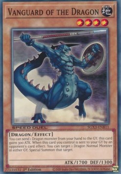 Vanguard of the Dragon⁣ - Speed Duel GX: Duelists of Shadows⁣ (Common)⁣ [B11]
