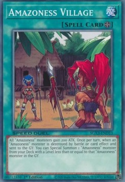 Amazoness Village⁣ - Speed Duel GX: Duelists of Shadows⁣ (Common)⁣ [D13]