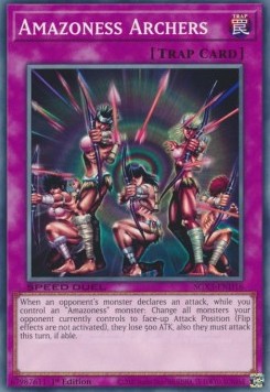 Amazoness Archers⁣ - Speed Duel GX: Duelists of Shadows⁣ (Common)⁣ [D16]