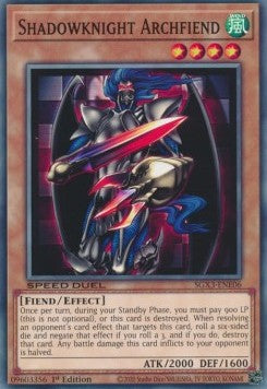 Shadowknight Archfiend⁣ - Speed Duel GX: Duelists of Shadows⁣ (Common)⁣ [E06]