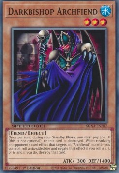 Darkbishop Archfiend⁣ - Speed Duel GX: Duelists of Shadows⁣ (Common)⁣ [E07]