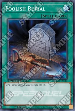 Foolish Burial (V.2 - Common) - Speed Duel GX: Duelists of Shadows (Common) [SGX3-E13]