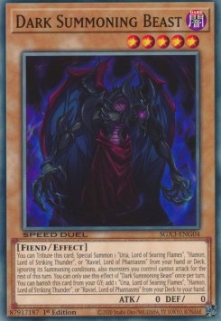 Dark Summoning Beast⁣ - Speed Duel GX: Duelists of Shadows⁣ (Common)⁣ [G04]