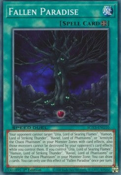 Fallen Paradise - Speed Duel GX: Duelists of Shadows (Common) [SGX3-G10]