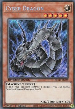 Cyber Dragon (V.2 - Secret Rare)⁣ - Speed Duel GX: Duelists of Shadows⁣ (Secret Rare)⁣ [I28]