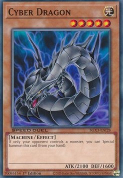 Cyber Dragon (V.1 - Common) - Speed Duel GX: Duelists of Shadows (Common) [SGX3-I28]