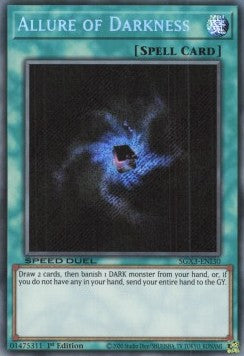 Allure of Darkness (V.2 - Secret Rare) - Speed Duel GX: Duelists of Shadows (Secret Rare) [SGX3-I30]