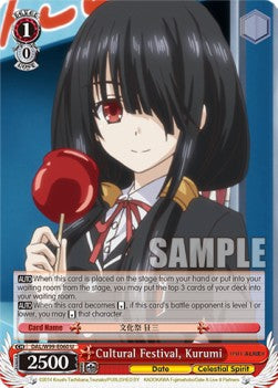 Cultural Festival, Kurumi - Date A Live Vol.2 (Uncommon) [DAL/W99-E060]