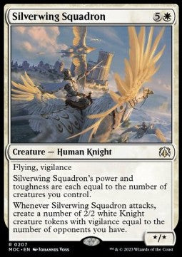 Silverwing Squadron - Commander: March of the Machine (Rare) [MOC-207]