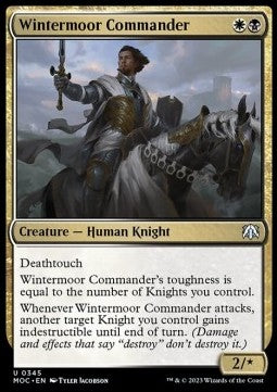 Wintermoor Commander - Commander: March of the Machine (Uncommon) [MOC-345]