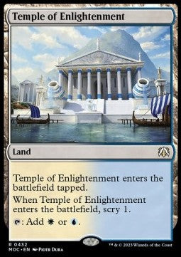 Temple of Enlightenment - Commander: March of the Machine (Rare) [MOC-432]