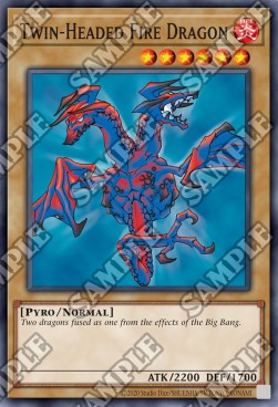 Twin-Headed Fire Dragon - Pharaoh’s Servant (25th Anniversary Edition) (Common) [PSV-25TH-042]