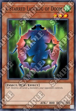 4-Starred Ladybug of Doom⁣ - Pharaoh’s Servant (25th Anniversary Edition)⁣ (Common)⁣ [088]
