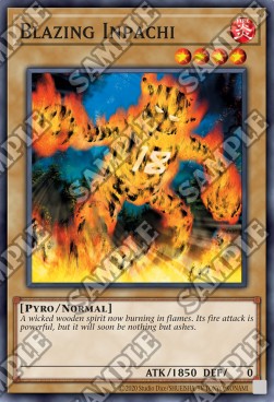 Blazing Inpachi⁣ - Invasion of Chaos (25th Anniversary Edition)⁣ (Common)⁣ [061]