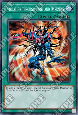 Dedication through Light and Darkness - Invasion of Chaos (25th Anniversary Edition) (Super Rare) [IOC-25TH-095]