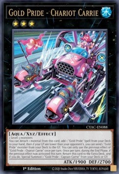 Gold Pride - Chariot Carrier (V.1 - Ultra Rare) - Cyberstorm Access (Ultra Rare) [CYAC-088]
