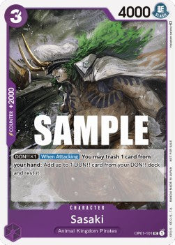 Sasaki (OP01-101)⁣ - Unnumbered Promos⁣ (Uncommon)⁣ [OP01-101]