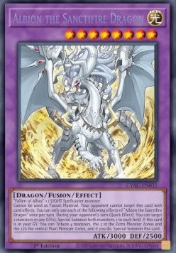 Albion the Sanctifire Dragon - Cyberstorm Access (Secret Rare) [CYAC-035]